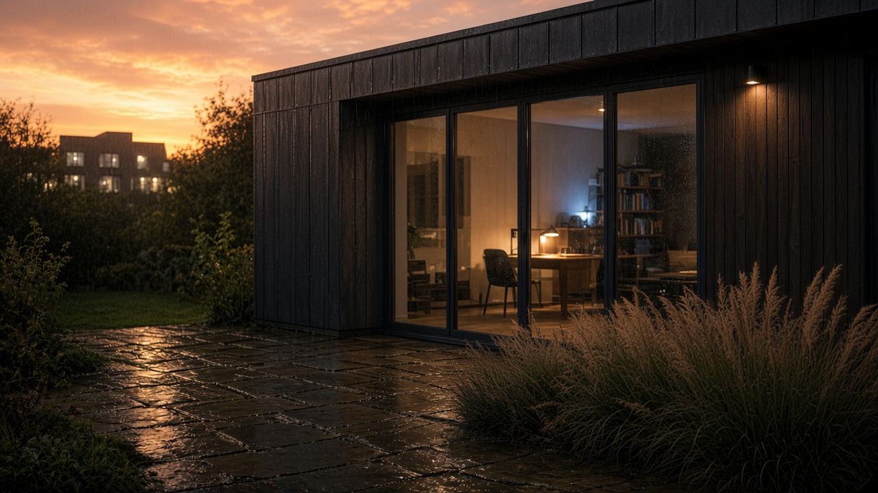 Garden room of a size a homeowner already knows