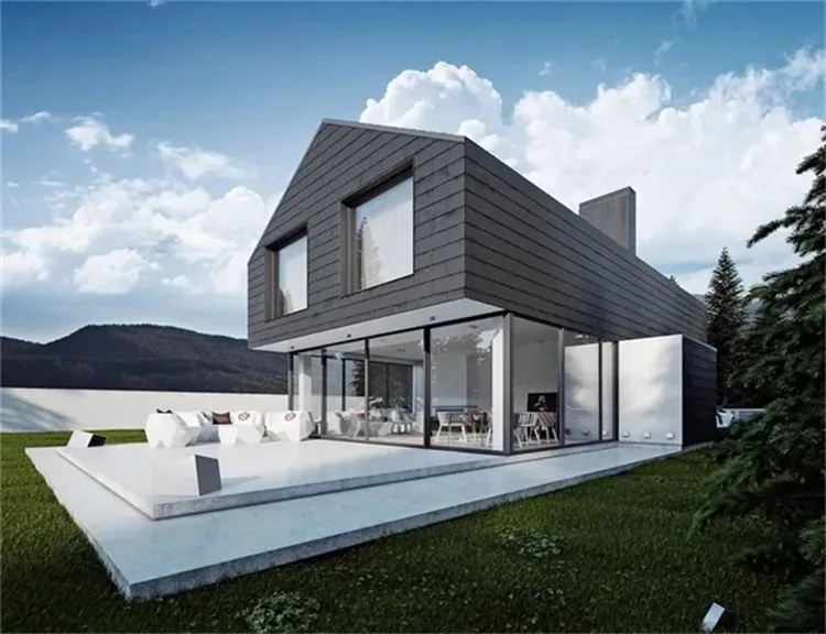 A tower elevation of repeating windows