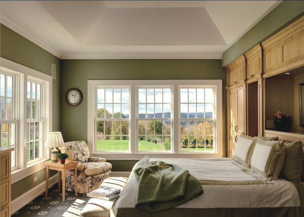 83 mm double-hung window