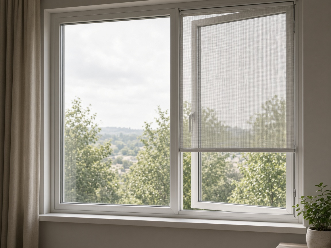 HZ75 outward window with retractable screen
